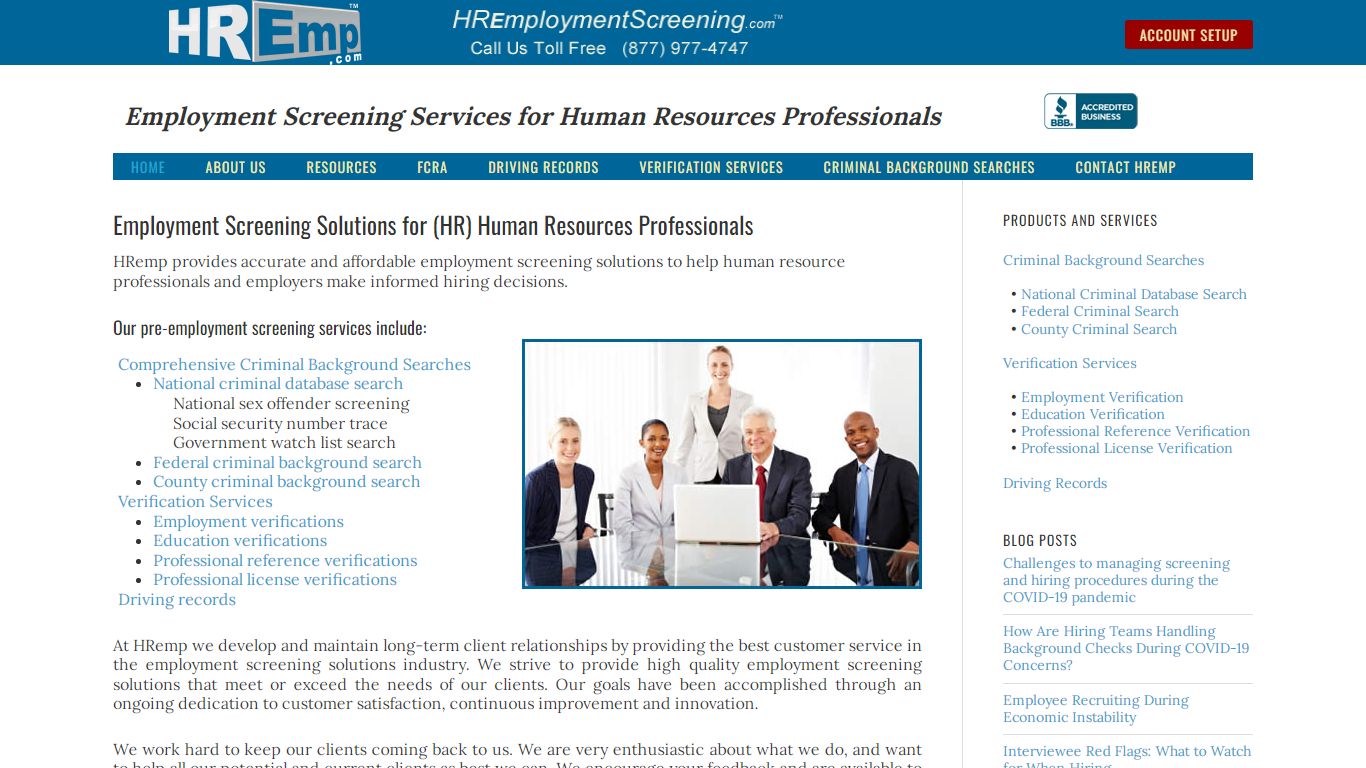 Employment Screening solutions for HR Professionals